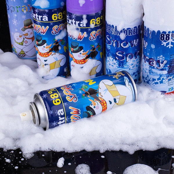 Artificial Snow Foam Spray – Party Espuma for Christmas, Birthdays & Carnival Celebrations