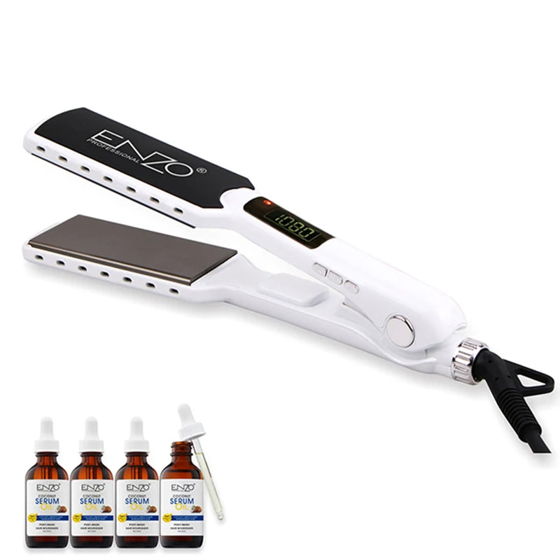 ENZO Professional Titanium Flat Iron Hair Straightener