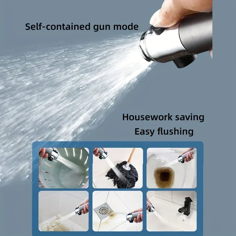 Adjustable High-Pressure Rainfall Shower Head