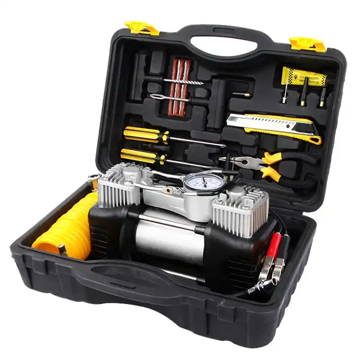 Portable Automatic Car Tire Inflator – Handheld Air Compressor Pump Kit