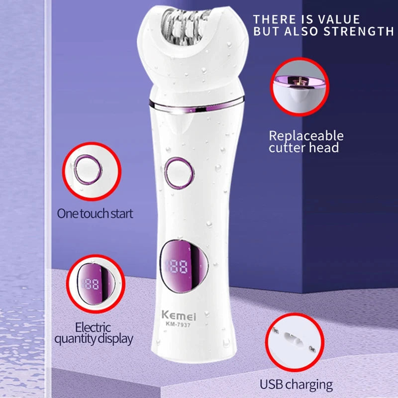 5-in-1 Rechargeable Electric Body Shaver