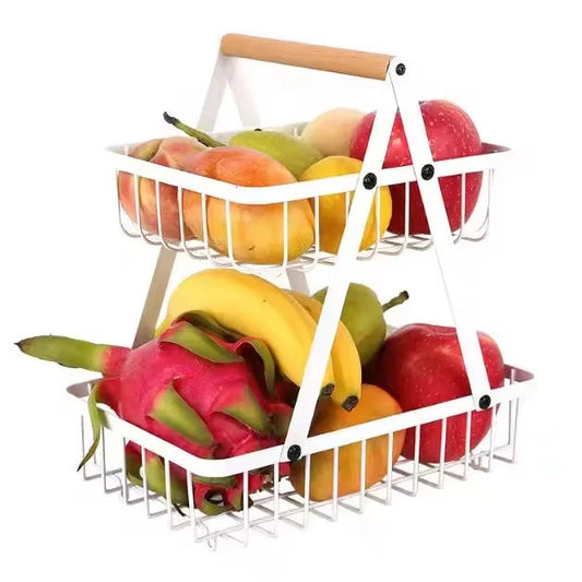 Nordic Iron Art Detachable Multi-Layer Basket