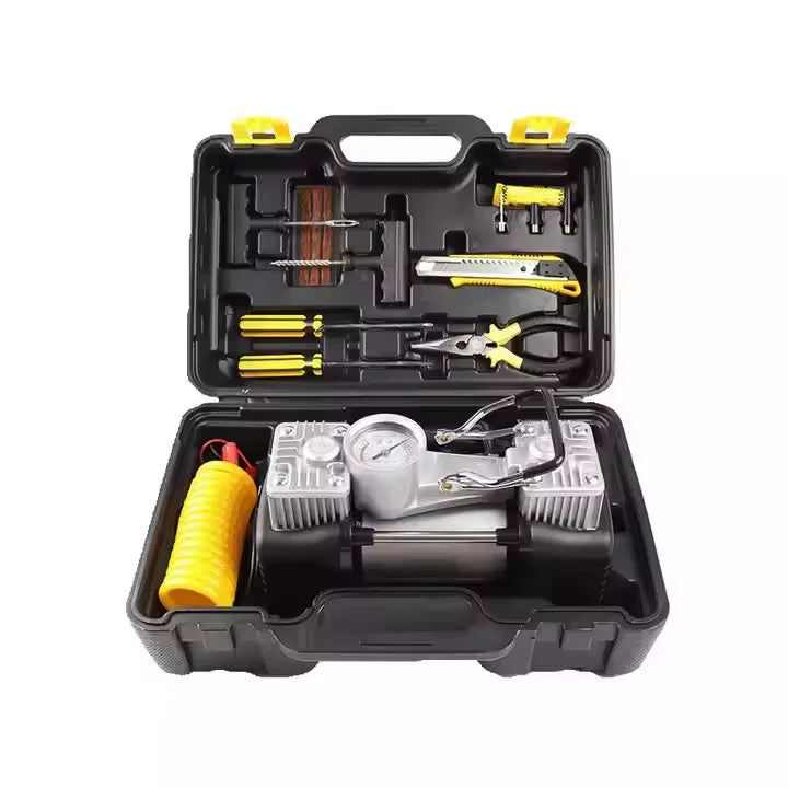 Portable Automatic Car Tire Inflator – Handheld Air Compressor Pump Kit