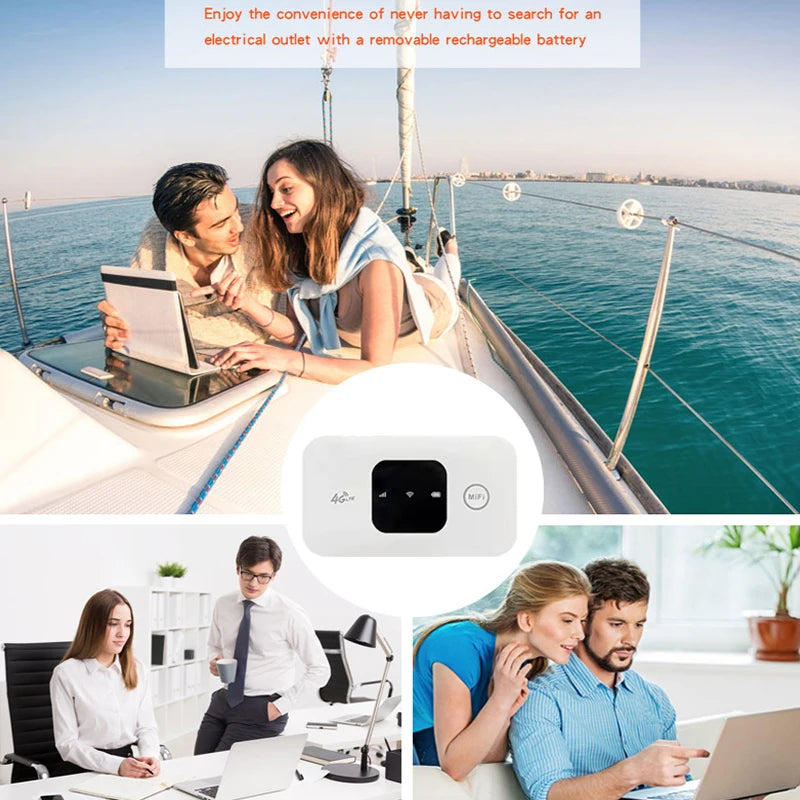 4G Portable Wi-Fi Router – High-Speed Wireless Hotspot with SIM Card Slot