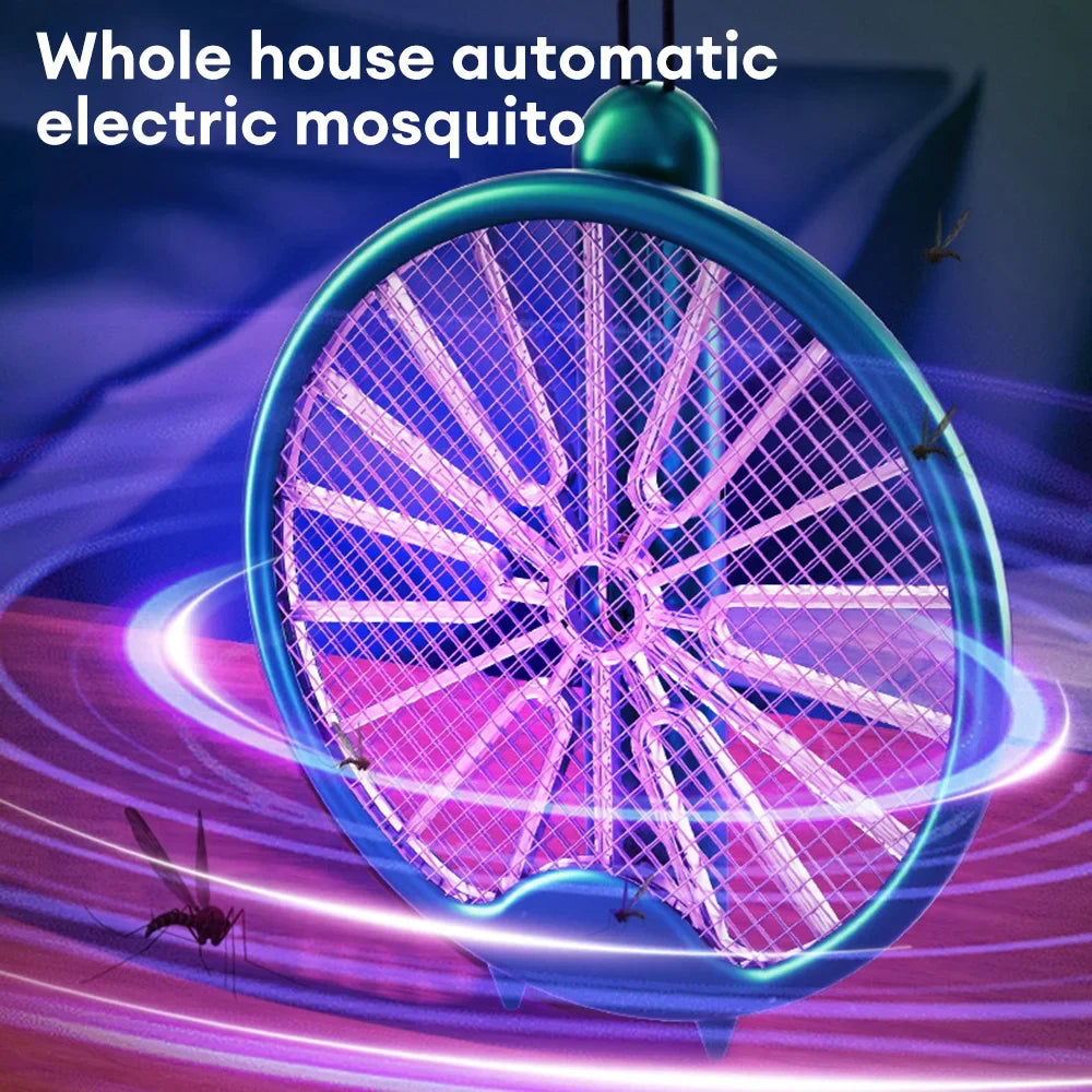 3-in-1 Electric Mosquito Swatter And UV Lamp