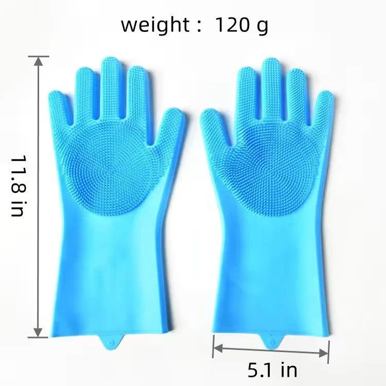 Multifunctional Silicone Spikes Gloves