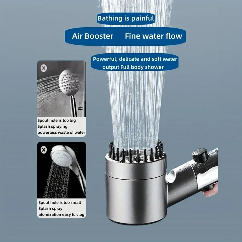 Adjustable High-Pressure Rainfall Shower Head