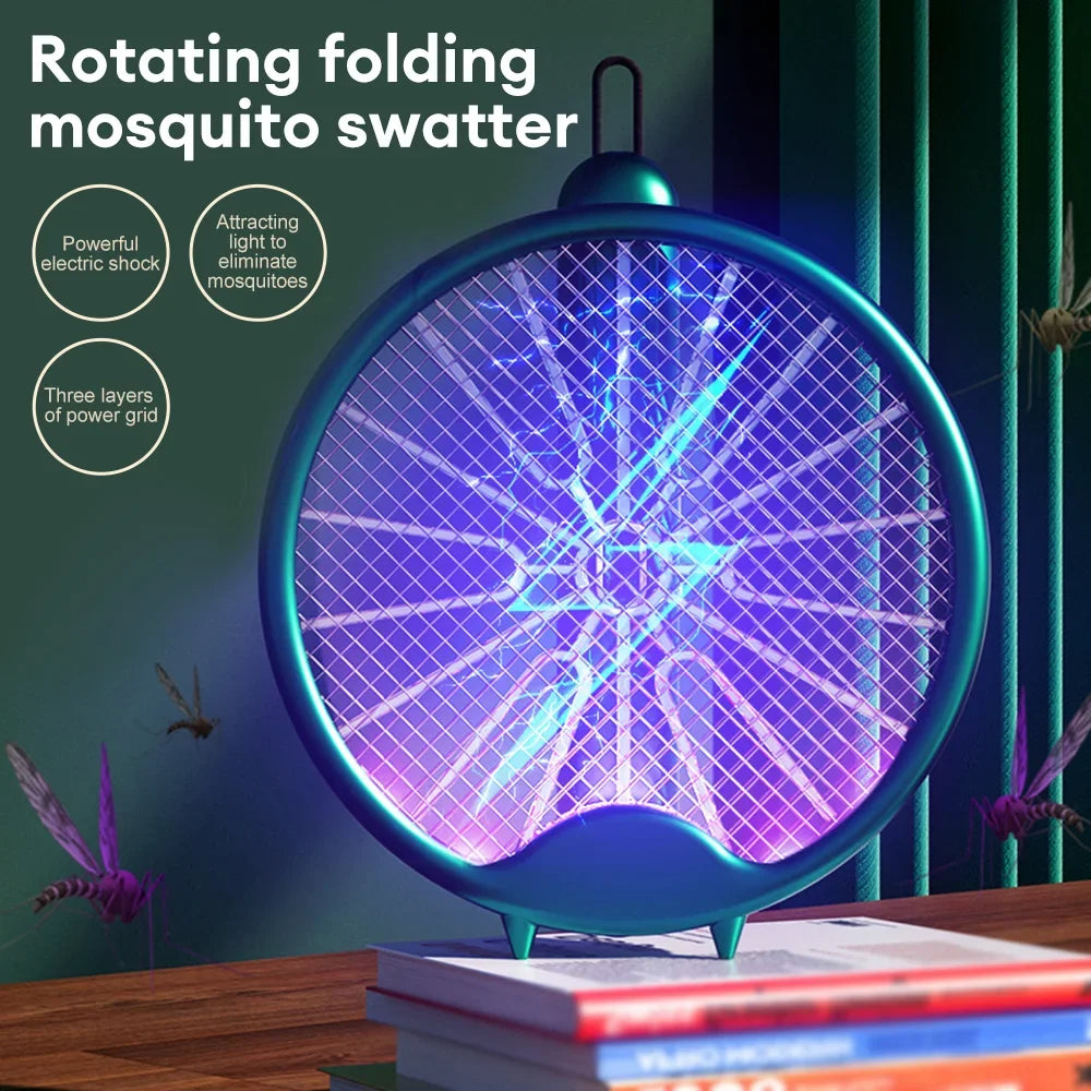 3-in-1 Electric Mosquito Swatter And UV Lamp