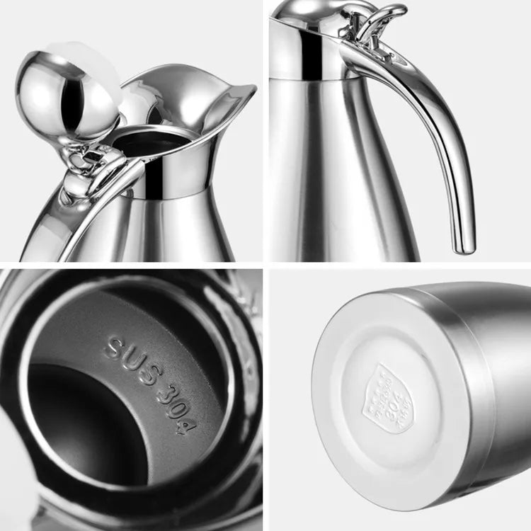 Double-Wall Thermal Coffee Carafe – 304 Stainless Steel Vacuum Insulated Pot