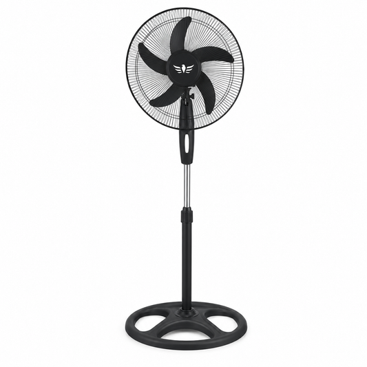 18-Inch Stand Fan with 5 Blades & 3 Speeds – 60W