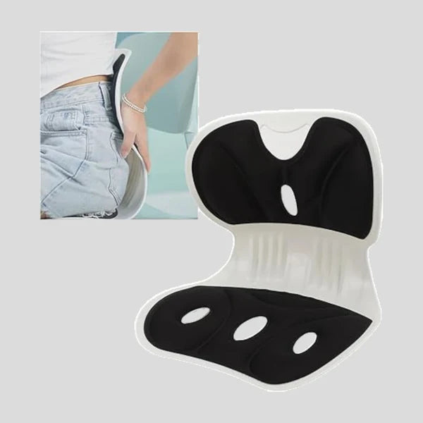 Back Pain Relief Lumbar Support – Improves Posture While Sitting