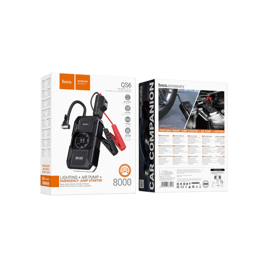 Hoco QS6 Jump Starter - 8000mAh