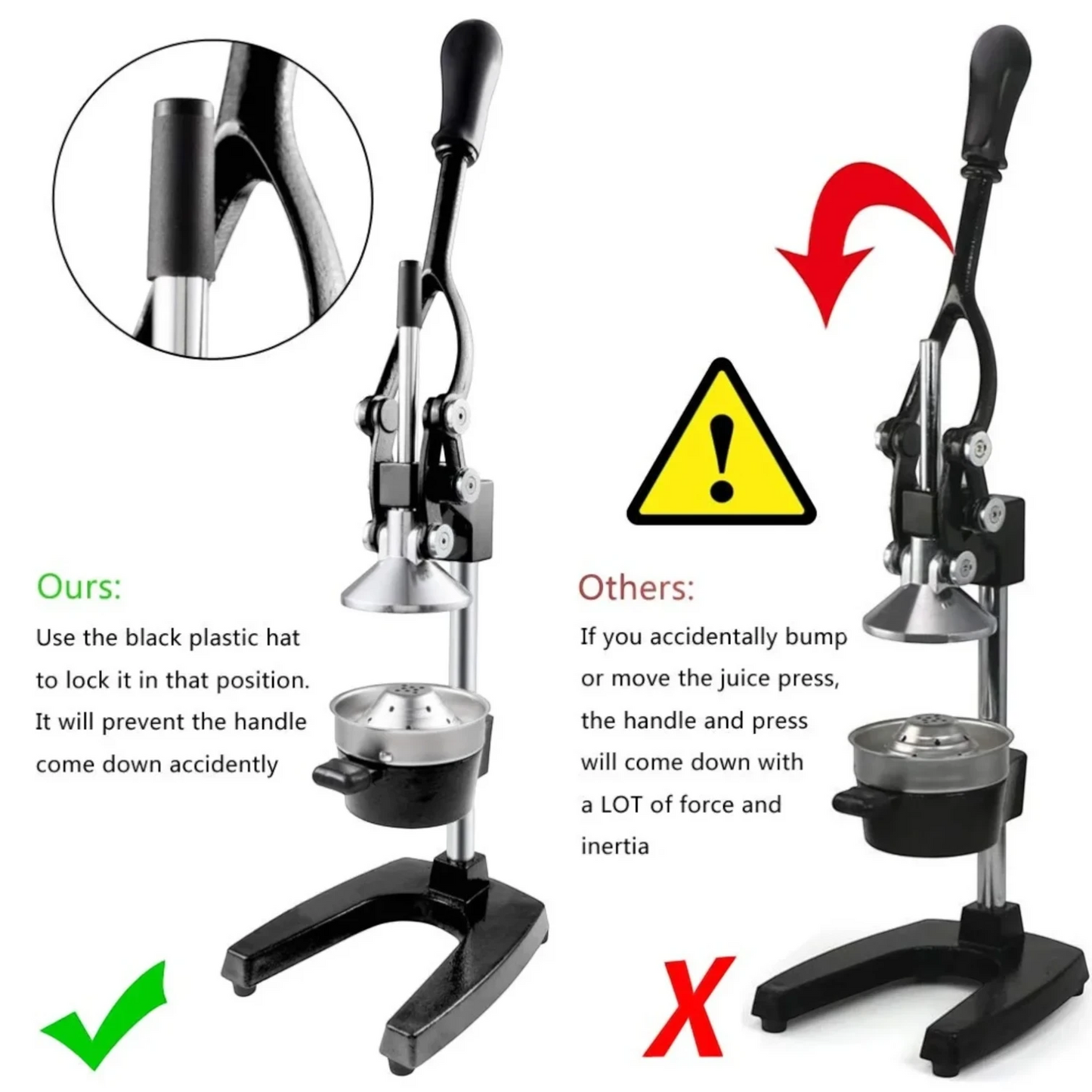 Manual Citrus Juicer Press
