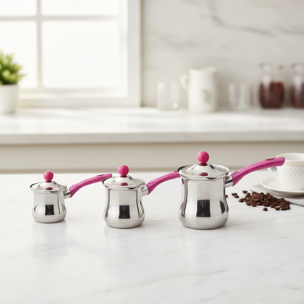 Stainless Steel Coffee Pot Set