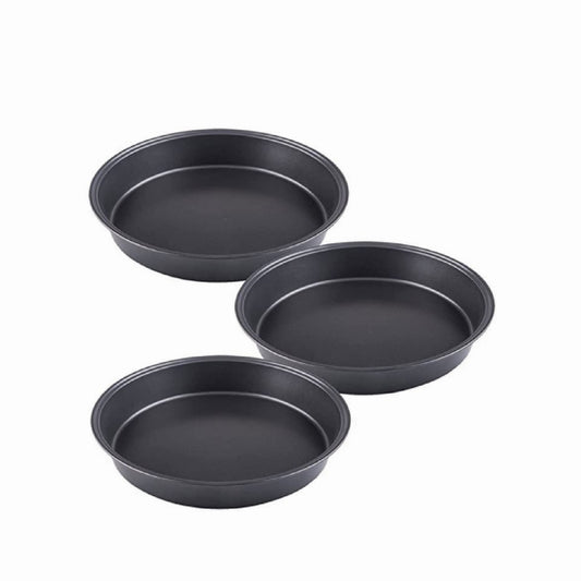 Round Baking Pan Set – 3 Pcs 25 28 32cm