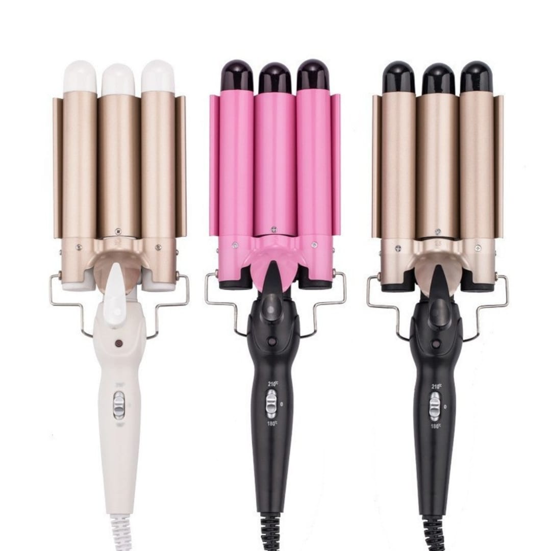 Triple-Barrel Hair Waver Iron