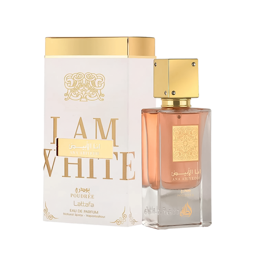 Lattafa I Am White Poudrée Eau de Parfum Unisex - 60ml