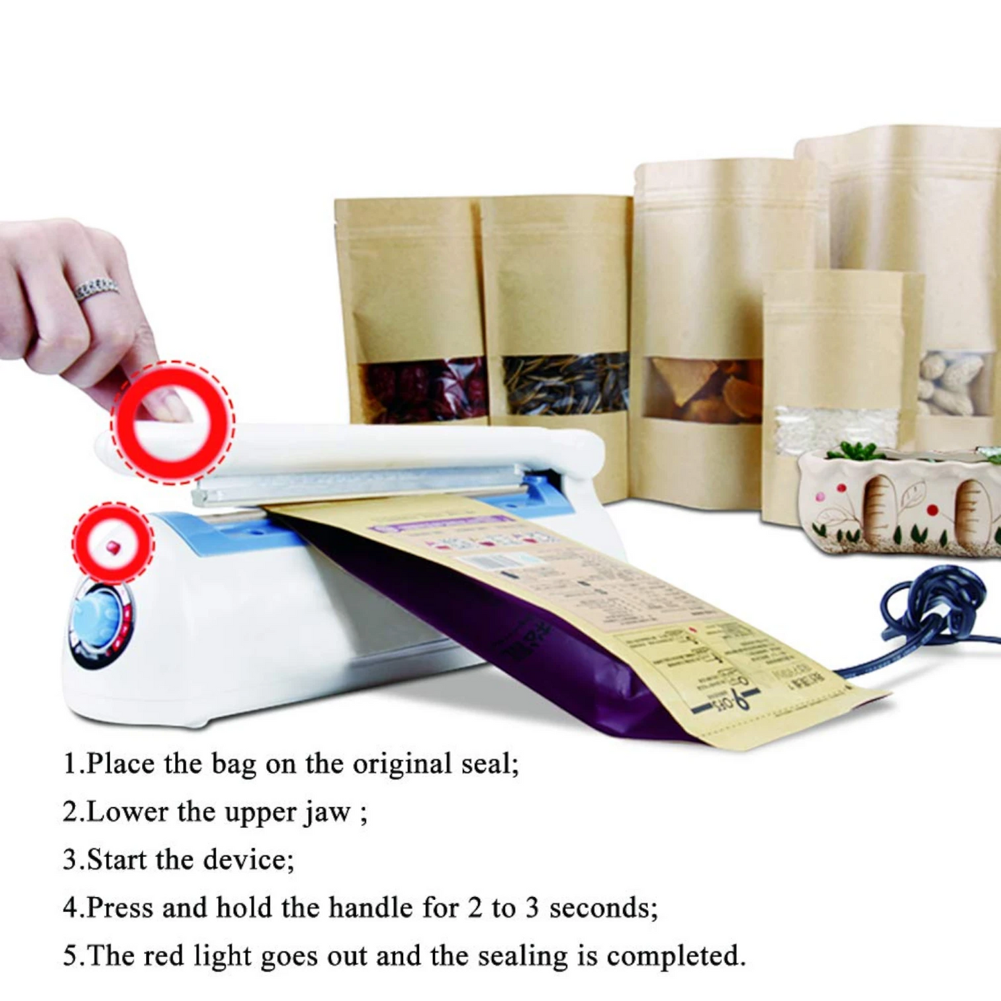 Plastic Bag Sealing Machine
