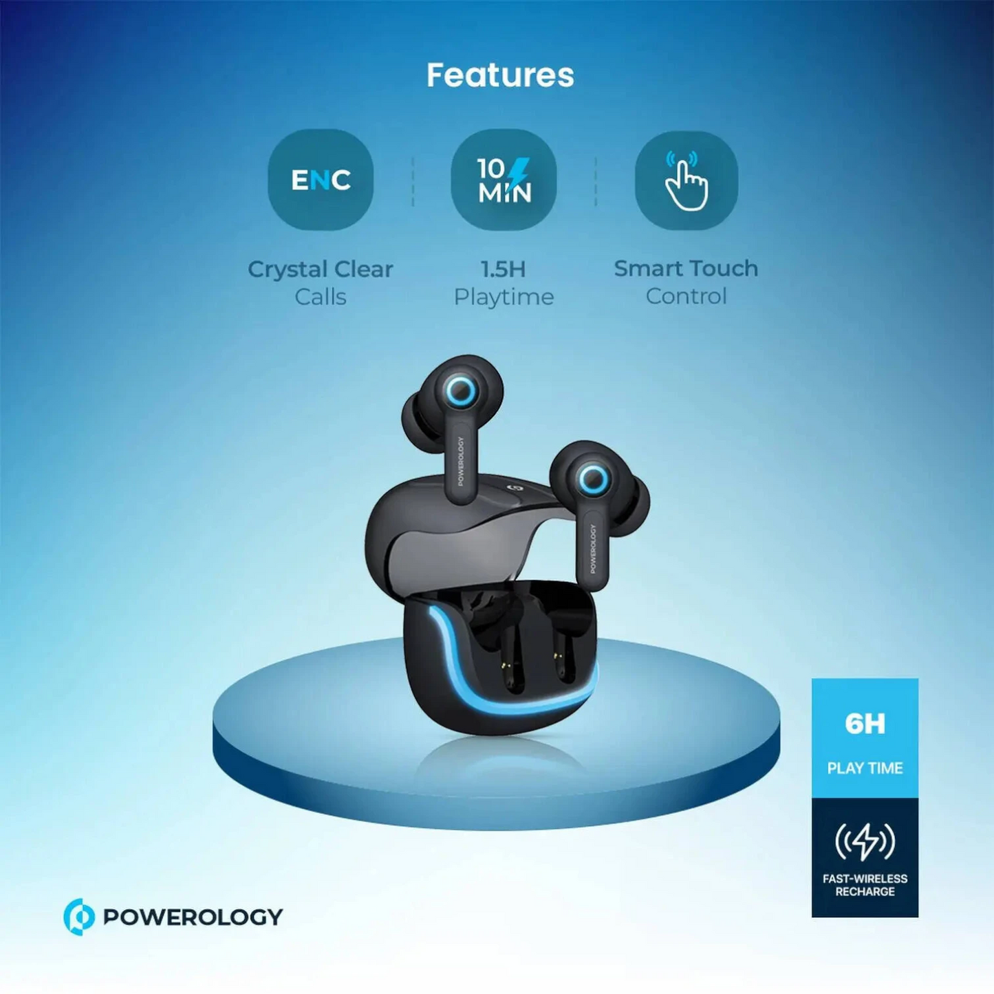 Powerology Quad Enc Earbuds