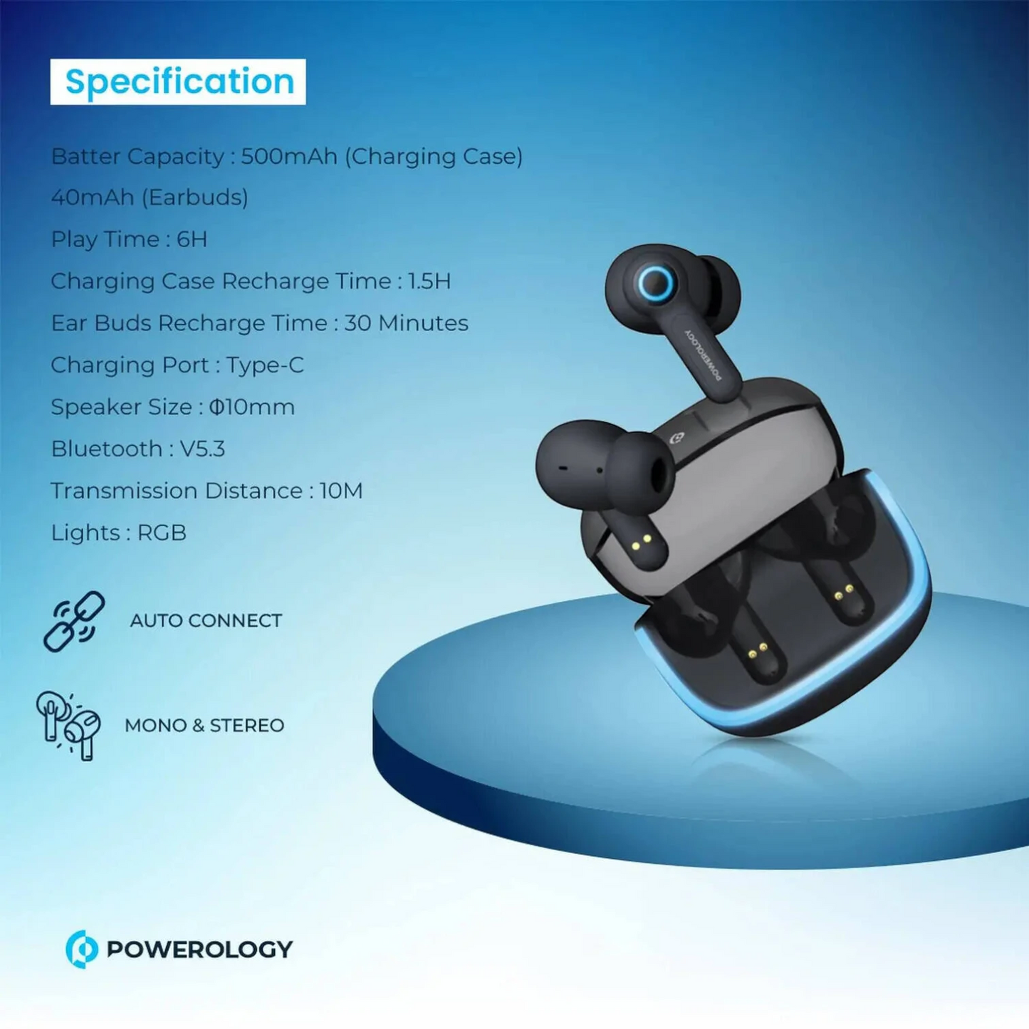 Powerology Quad Enc Earbuds