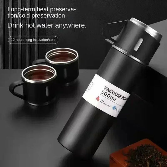 Stainless Steel Vacuum Flask Gift Set - 500ml