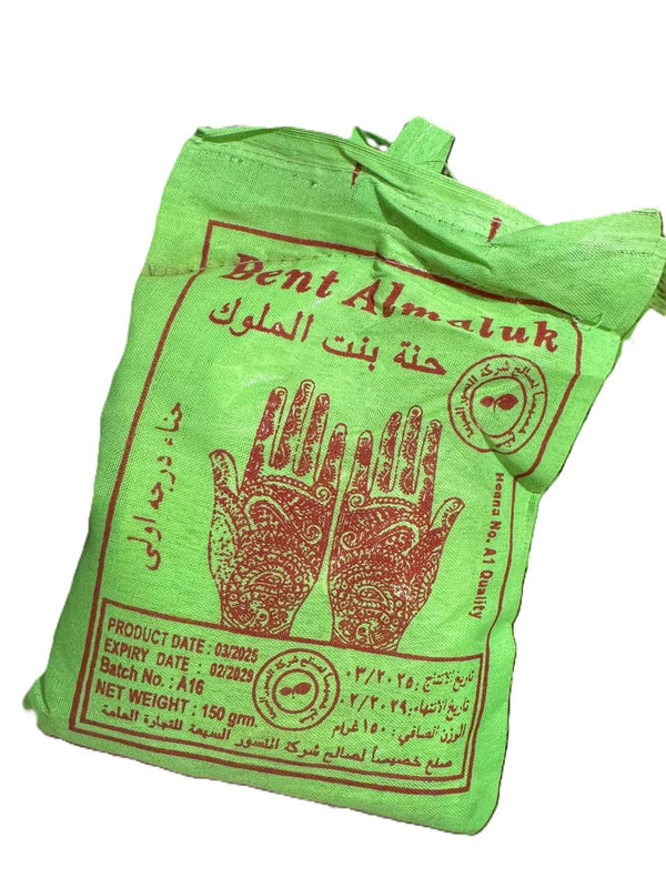 Bent Almaluk Premium Henna Powder – 150 g Natural Hair & Body Dye