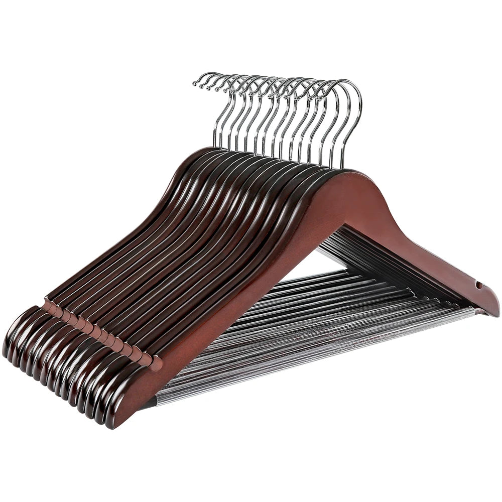 High-Grade Wooden Non-Slip Coat Hanger
