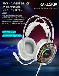 Kakusiga RGB Gaming Headset with Mic