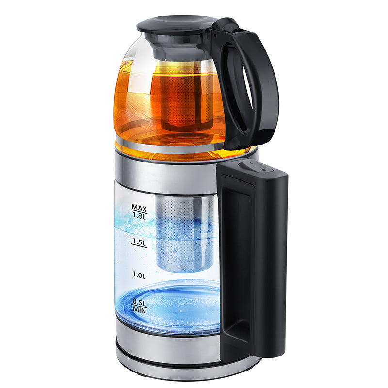 Electric Kettle Tea Maker Set – Fast Boiling Cordless Samovar in Middle Eastern, Persian, Turkish & Russian Style
