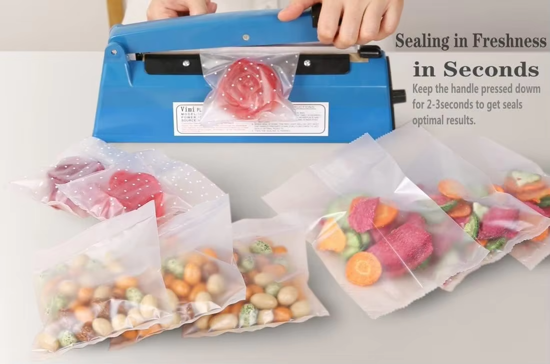 Impulse Heat Sealer – Manual Plastic Bag Sealing Machine for Snacks, Food & Packaging Films