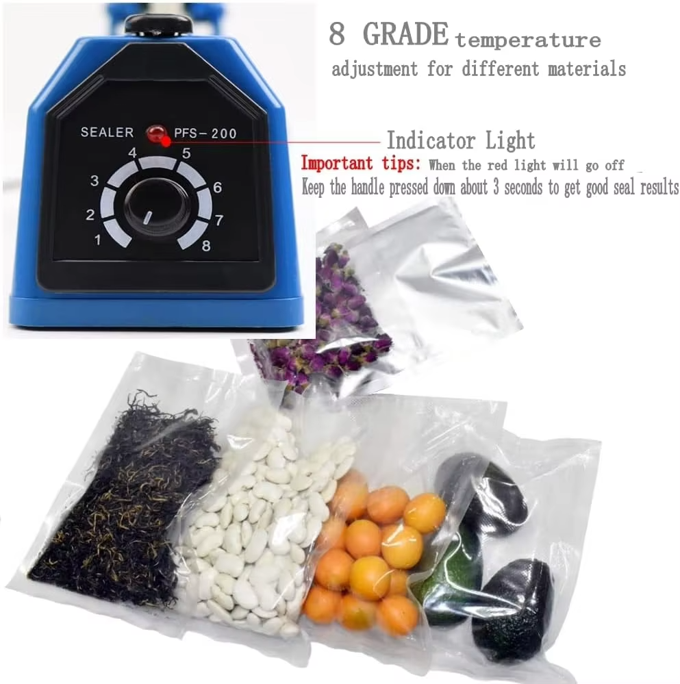 Impulse Heat Sealer – Manual Plastic Bag Sealing Machine for Snacks, Food & Packaging Films