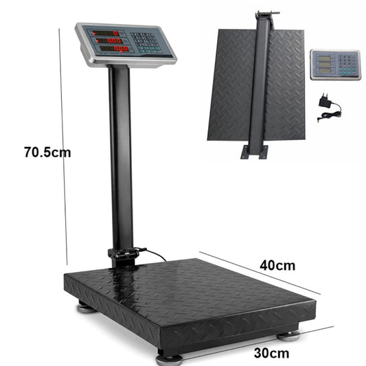 Heavy-Duty Digital Platform Weighing Scale (30x40cm) – Industrial/Commercial Use