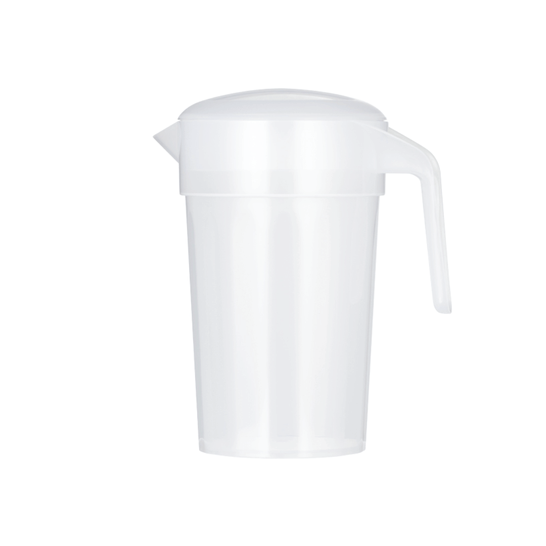 Clear Plastic Refrigerator Pitcher / Water Jug with Lid