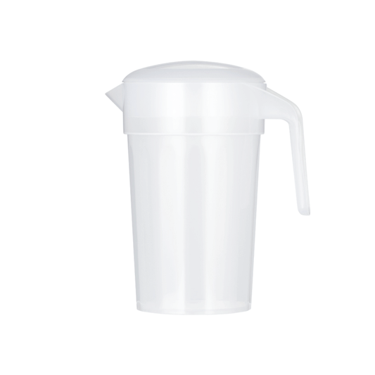 Clear Plastic Refrigerator Pitcher / Water Jug with Lid