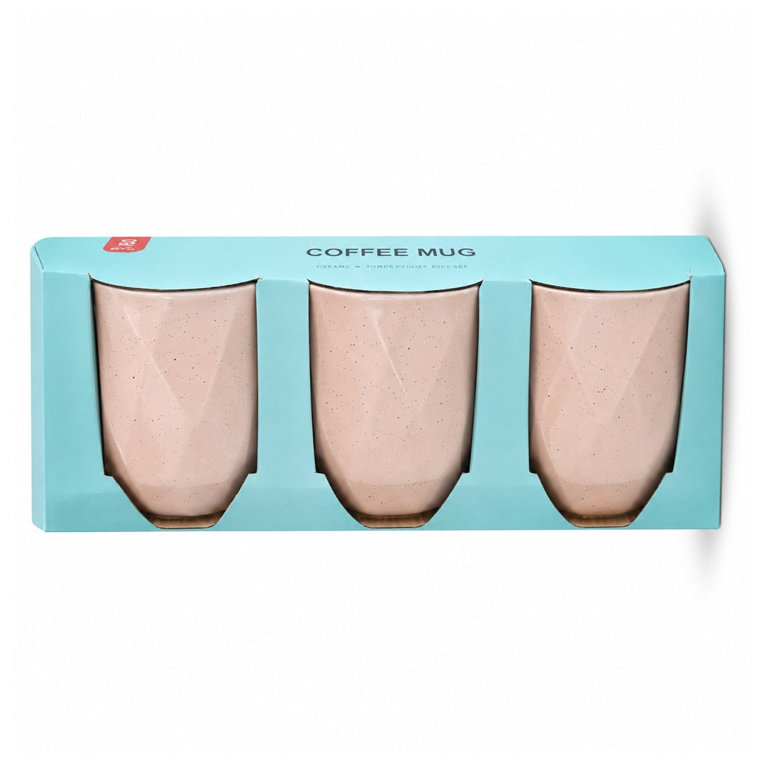Speckled Coffee Mugs – 3-Piece Pack
