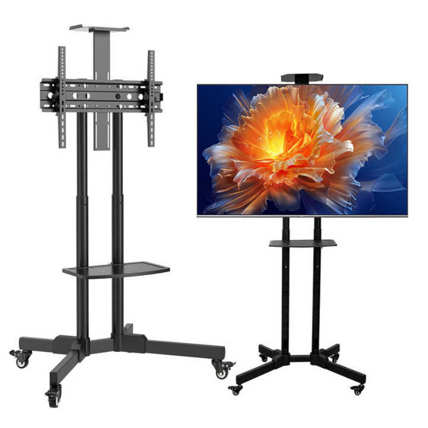 TechStand TV Trolley with Accessory Shelf